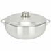 Chef Pro Aluminum Stock Pot w/ Lid Aluminum in Gray | 7 H x 15.7 W in | Wayfair 6318-9