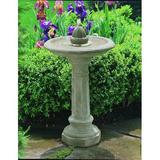 Campania International Acorn Concrete Fountain Concrete in Brown | 33 H x 19 W x 19 D in | Wayfair FT-31-NA