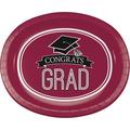 Creative Converting Graduation School Spirit Paper Dinner Plate in Blue | Wayfair DTC320053OVAL