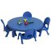 Angeles MyValue 36" Circular Activity Table Wood/Plastic in Blue | 12 H in | Wayfair AB71012PB