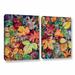 Darby Home Co Wild Bouquet 2 Piece Painting Print on Wrapped Canvas Set Canvas | 18 H x 28 W x 2 D in | Wayfair DRBC4916 32409808