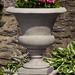 Darby Home Co Wilton Cast Stone Urn Planter Concrete, Copper in Brown | 26.25 H x 24 W x 24 D in | Wayfair DRBH1995 43896796