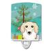 Caroline's Treasures Christmas Tree & Beagle Ceramic Night Light Ceramic | 6 H x 3 W x 3 D in | Wayfair BB1584CNL