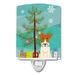 Caroline's Treasures Christmas Tree & Beagle Ceramic Night Light Ceramic | 6 H x 3 W x 3 D in | Wayfair BB4226CNL