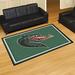 Blue 60 x 1.5 in Area Rug - FANMATS NCAA Synthetic Black/Area Rug Nylon | 60 W x 1.5 D in | Wayfair 20276