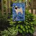 Caroline's Treasures Cavalier King Charles Spaniel Welcome 2-Sided Polyester 15 x 12 in. Garden Flag in Blue | 15 H x 11.5 W in | Wayfair CK6261GF