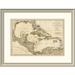 East Urban Home 'A Complete Map of the West Indies, 1776' Framed Print Paper in Gray | 23 H x 30 W x 1.5 D in | Wayfair EASN4033 39507145