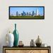 East Urban Home 'Skyline Dallas TX' Photographic Print on Canvas in White | 12 H x 36 W x 1.5 D in | Wayfair EASU1496 34050087