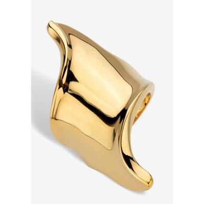 Women's Gold-Plated Free-Form Ring by PalmBeach Jewelry in Gold (Size 7)