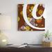 East Urban Home At Sign-Pearl by 5by5collective - Gallery-Wrapped Canvas Giclée Print Canvas in Brown/Orange/Red | 12 H x 12 W x 0.75 D in | Wayfair