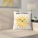 Isabelle & Max™ Throw Pillow Polyester/Polyfill blend | 16 H x 16 W x 4 D in | Wayfair EAUH8925 33932623