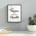 Ebern Designs Being Fabulous Sure Works Up an Appetite Motivation - Picture Frame Textual Art on Canvas in Black/White | Wayfair EBDG3660 43907408