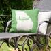 East Urban Home Indoor/Outdoor Throw Pillow Polyester/Polyfill blend in Green | 20 H x 20 W x 3 D in | Wayfair 47981FD477D04CD5842A4B1BEE014717