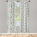 East Urban Home Semi-Sheer Rod Pocket Curtain Panels Polyester | 84 H in | Wayfair A012C62D2BC641E39F973ABF036A9F11