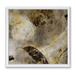 East Urban Home 'Glam Gold Desert Neutral' - Picture Frame Print on Canvas in Gray | 16 H x 16 W x 1 D in | Wayfair