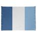 Blue/White 65 x 0.25 in Area Rug - East Urban Home Kansas Flatweave Royal/Powder Blue Rug Chenille | 65 W x 0.25 D in | Wayfair