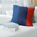 East Urban Home Toronto Baseball Pillow Polyester/Polyfill blend in Red/Blue | 18 H x 18 W x 3 D in | Wayfair 2D26758C6ECC48DABA385A002EB1A9A9