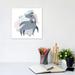 East Urban Home Unicorn - Graphic Art Print Canvas in Gray | 12 H x 12 W x 0.75 D in | Wayfair D9FECF1184794BB4A4AC4B3493172E35
