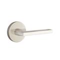 Emtek Helios Passage (Hall & Closet) Door Lever w/ Rosette in Gray | 2.5 H x 6.25 W x 2.125 D in | Wayfair 5109HLOUS15RH