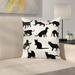 East Urban Home Cat Ball Animal Pet Kittens Cushion Pillow Cover Polyester | 16 H x 16 W x 2 D in | Wayfair ESUN6490 44244969