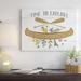 East Urban Home Peace & Lodge V by Janelle Penner - Wrapped Canvas Graphic Art Print Canvas in Brown | 12 H x 16 W x 1.5 D in | Wayfair