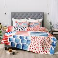 East Urban Home Kerrie Satava 3 Piece Comforter Set Microfiber in Blue | Twin | Wayfair ETHH4439 45553204