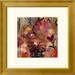 East Urban Home 'Garden of a Joyful Day BL' Framed Oil Painting Print Paper in Brown/Red | 22 H x 22 W x 1.5 D in | Wayfair EUAH3172 39648592