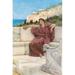 Buyenlarge Resting Female by Sir Lawrence Alma-Tadema - Unframed Print in White | 36 H x 24 W x 1.5 D in | Wayfair 0-587-61335-LC2436