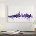 East Urban Home 'Milwaukee, Wisconsin Skyline' by Michael Tompsett Graphic Art Print on Wrapped Canvas Canvas, in Black/Gray/Pink | Wayfair