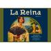 Buyenlarge 'La Reina' by Western Litho Co. Vintage Advertisement Paper in Blue/Green | 20 H x 30 W x 1.5 D in | Wayfair 0-587-23990-5C2030