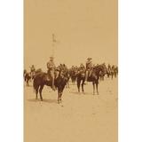 Buyenlarge Ninth U.S. Cavalry Famous Colored Regiment-Draw Sabers - Photographic Print in Black/Brown | 30 H x 20 W x 1.5 D in | Wayfair