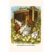Buyenlarge Cock-A-Doodle Do See Our Chickens by Bird & Haumann - Graphic Art Print in White | 36 H x 24 W x 1.5 D in | Wayfair 0-587-29946-0C2436