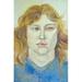 Buyenlarge 'Sue Ellen' by Norma Kramer Painting Print in Blue/Yellow | 30 H x 20 W x 1.5 D in | Wayfair 0-587-21209-8C2030