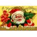 Buyenlarge A Merry Christmas to Everybody - Graphic Art Print in Green/Red/Yellow | 20 H x 30 W x 1.5 D in | Wayfair 0-587-22946-2C2030