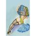 Buyenlarge The Veil by Peter Driben - Graphic Art Print in White | 36 H x 24 W in | Wayfair 0-587-28591-5C2436