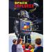 Buyenlarge Battery Operated Space Explorer - Advertisements Print in Black/Blue/Red | 30 H x 20 W x 1.5 D in | Wayfair 0-587-22665-xC2030