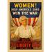 Buyenlarge Women Help America's Sons Win the War by R.H.Parteous Vintage Advertisement in Blue/Red | 30 H x 20 W in | Wayfair 0-587-00982-9C2030