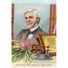 Buyenlarge 'Oliver Wendell Holmes' by Sweet Home Family Soap Painting Print in White | 36 H x 24 W x 1.5 D in | Wayfair 0-587-26679-1C2436