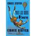 Buyenlarge French Circus Poster - Graphic Art Print in Blue/Brown | 30 H x 20 W x 1.5 D in | Wayfair 0-587-23398-2C2030