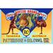 Buyenlarge 'Fancy Soccer Brand Pears' Vintage Advertisement Canvas in Blue/Brown/Orange | 20 H x 30 W x 1.5 D in | Wayfair 0-587-22608-0C2030