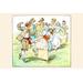 Buyenlarge 'Square Dance' by Randolph Caldecott Painting Print in White | 24 H x 36 W x 1.5 D in | Wayfair 0-587-31663-2C2436