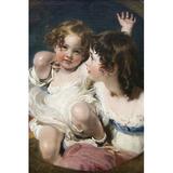 Buyenlarge 'Calmady Children' by Sir Thomas Lawrence Painting Print Canvas in White | 36 H x 24 W x 1.5 D in | Wayfair 0-587-60246-LC2436