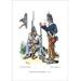 Buyenlarge Regular Infantry, 1814 Painting Print in Blue/Green/Orange | 42 H x 28 W x 1.5 D in | Wayfair 0-587-03895-0C2842