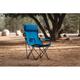 Arlmont & Co. Halie Folding Camping Chair Metal in Blue | 58 H x 40 W x 32 D in | Wayfair FRPK1797 43470371