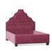 My Chic Nest Lexi Upholstered Platform Bed Upholstered in Pink | 65 H x 77 W x 90 D in | Wayfair 557-1053-1120-CK