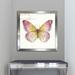 Winston Porter Rainbow Seeds Butterflies IC by Lisa Audit - Picture Frame Print /Acrylic in Indigo/White | 27.5 H x 27.5 W x 0.75 D in | Wayfair