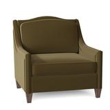 Lounge Chair - My Chic Nest Jill 36" Wide Lounge Chair Wood/Velvet/Fabric in Green | 37 H x 36 W x 36 D in | Wayfair 678-1068