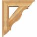 Ekena Millwork Funston Traditional Bracket Wood in Brown | 30 H x 3.5 W in | Wayfair BKT06X30X34FST01RWR