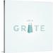 Ebern Designs 'Kitchen Art Life is Grate Retro by Kate Lillyson Textual Art | 8 H x 8 W x 1.5 D in | Wayfair E6D9DDAA8ED946AF8559281E9994329C