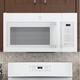 GE Appliances 30" 1.6 cu. ft. Over-The-Range Microwave w/ Recirculating Venting in White | 16.44 H x 29.88 W x 15.88 D in | Wayfair JNM3163DJWW